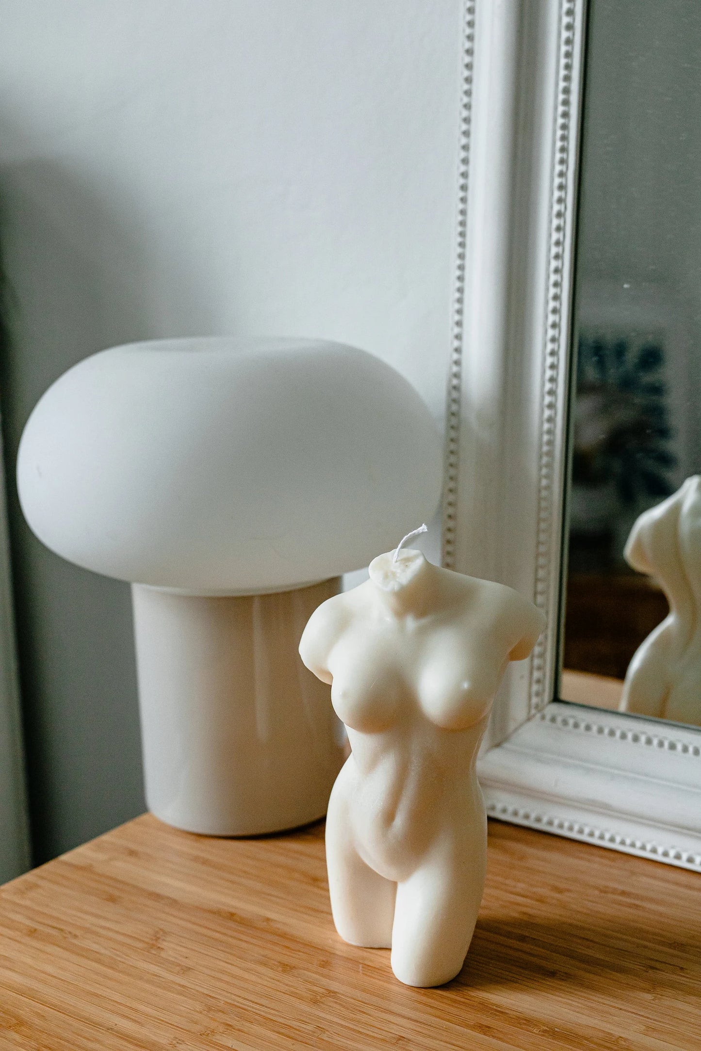 Large Goddess Torso Body Candle