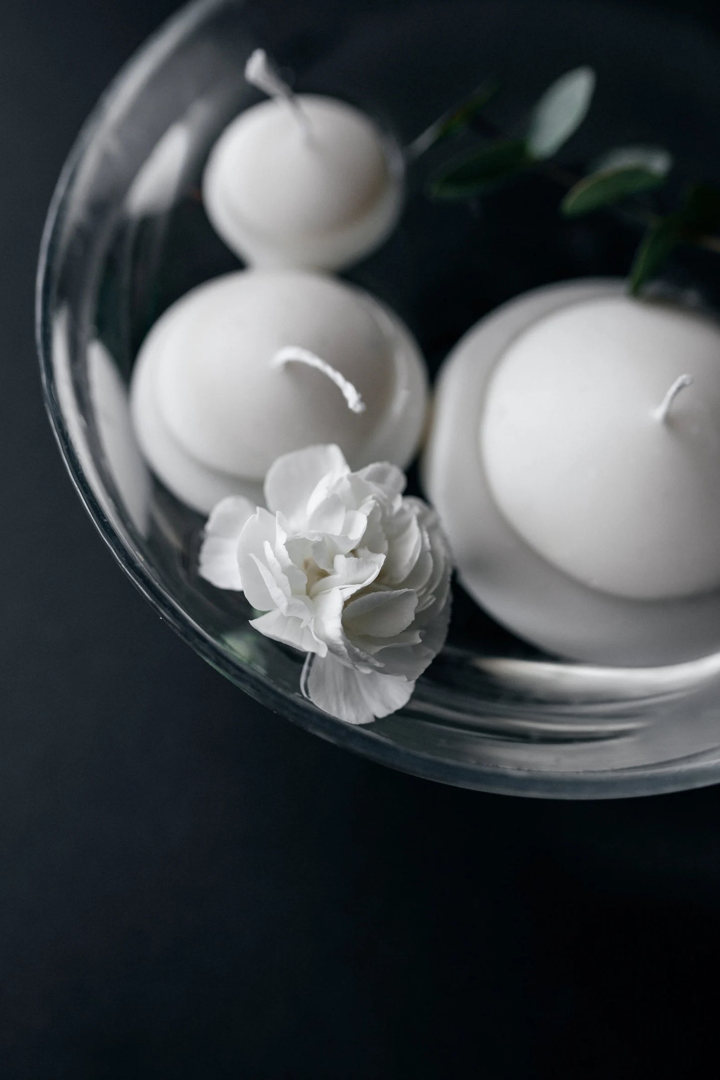 Ivory Soy Wax Floating Candles