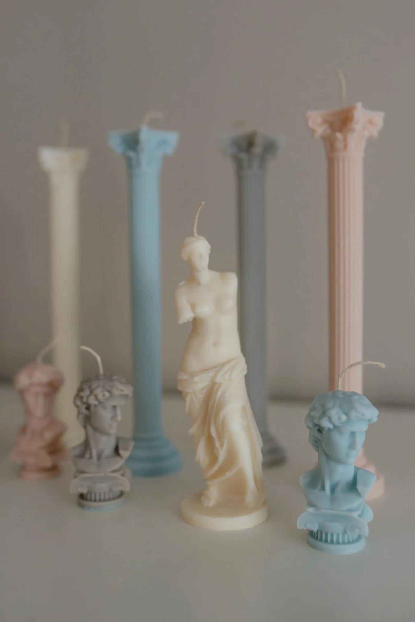 Goddess Ancient Greece Statue Soy Candle