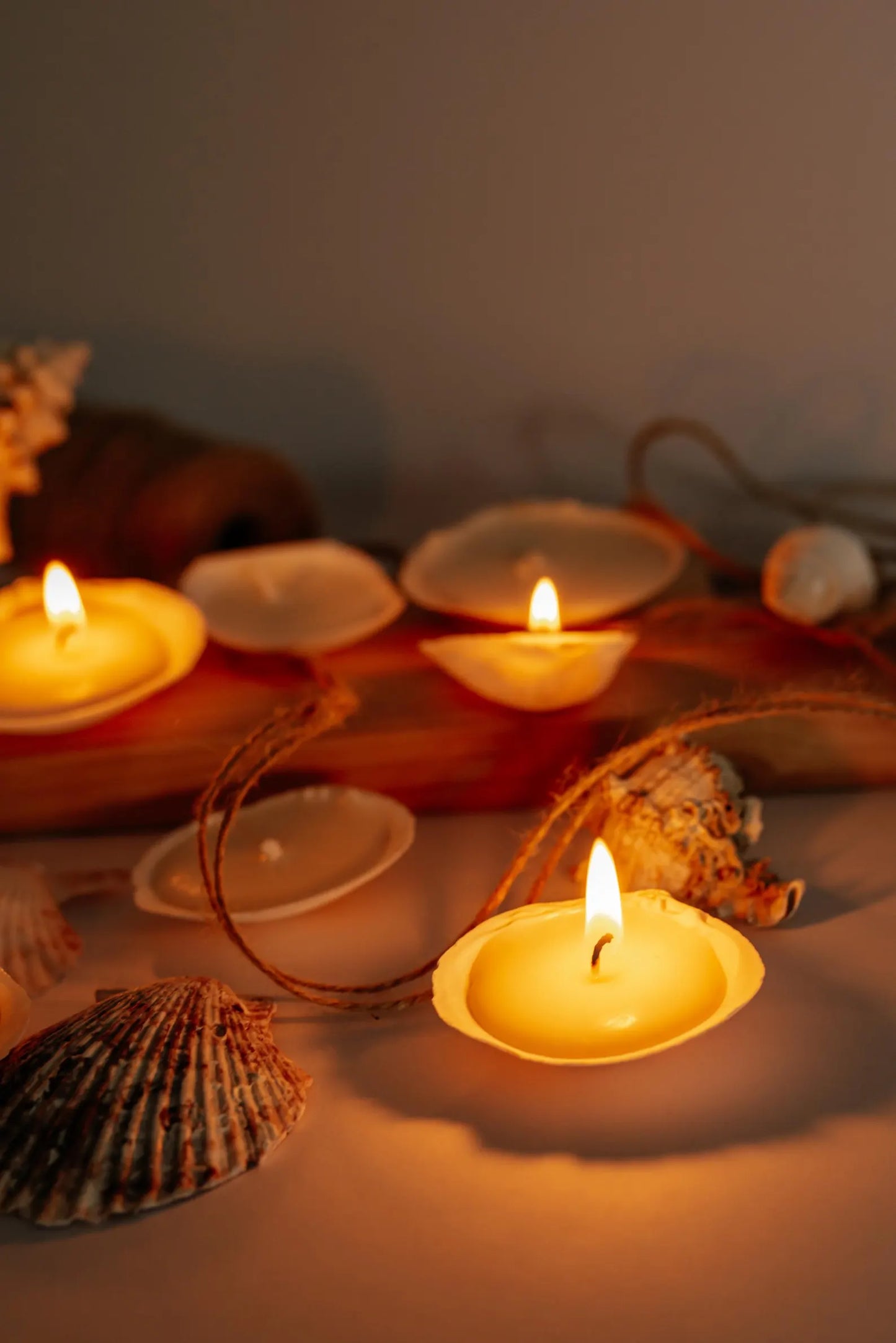 3/5/7 Sets of Natural Shell Candles