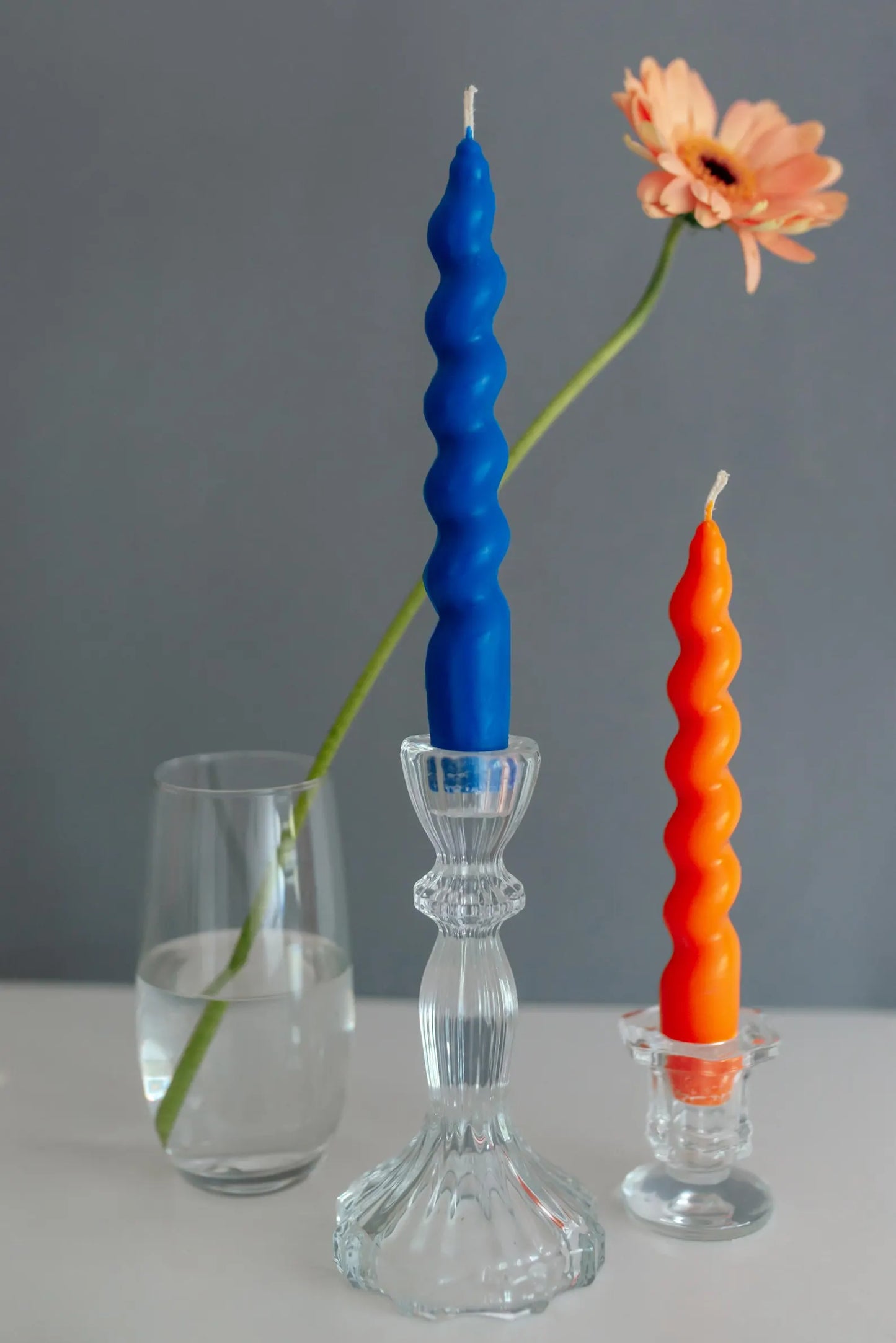Swirl Taper Colourful Vibrant Candles