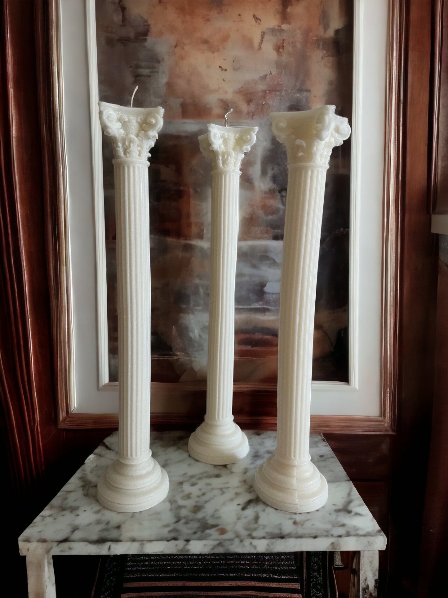 Antique Greek Column Soy Candle