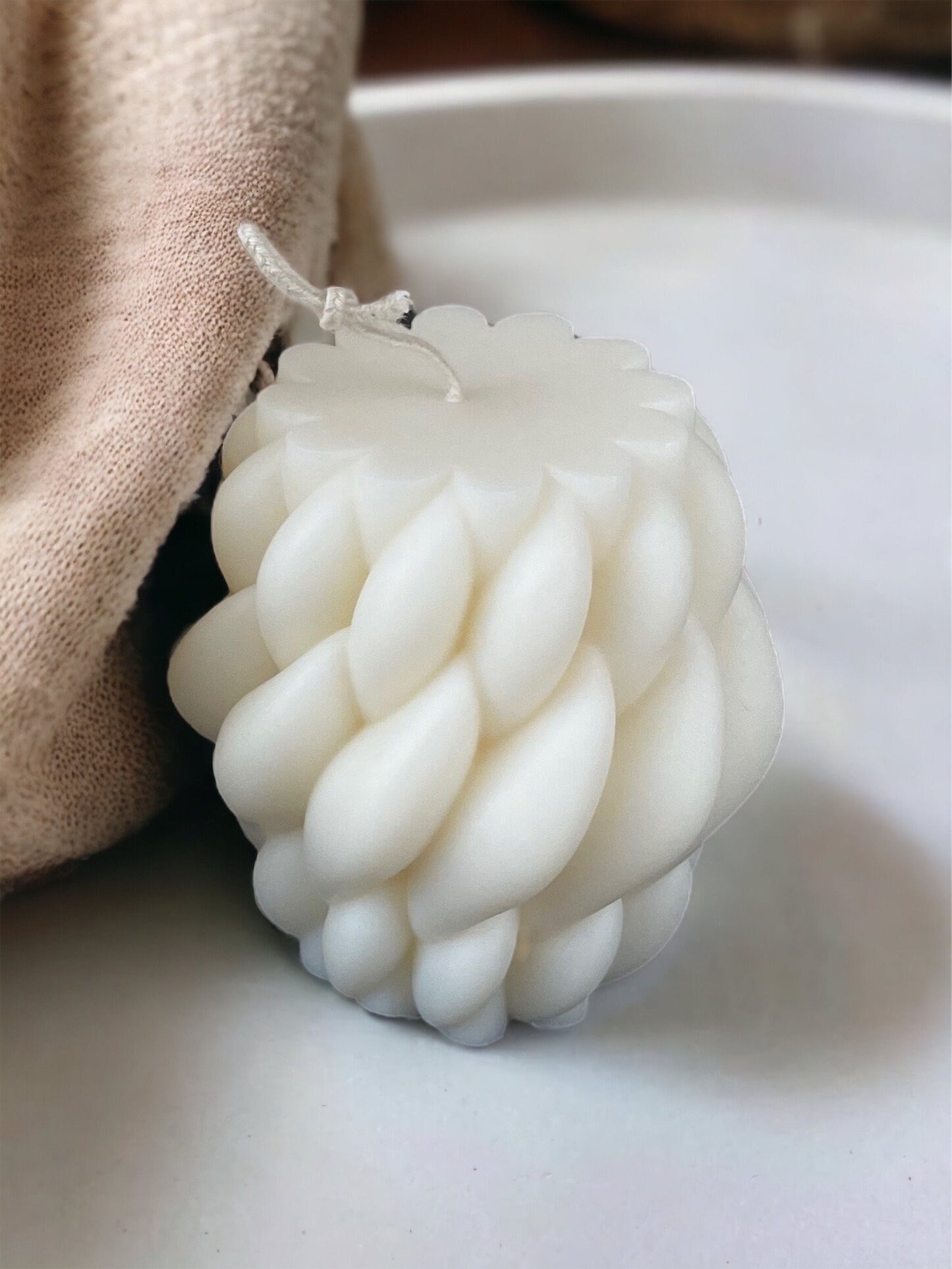 Rope Knitted Soy Candle