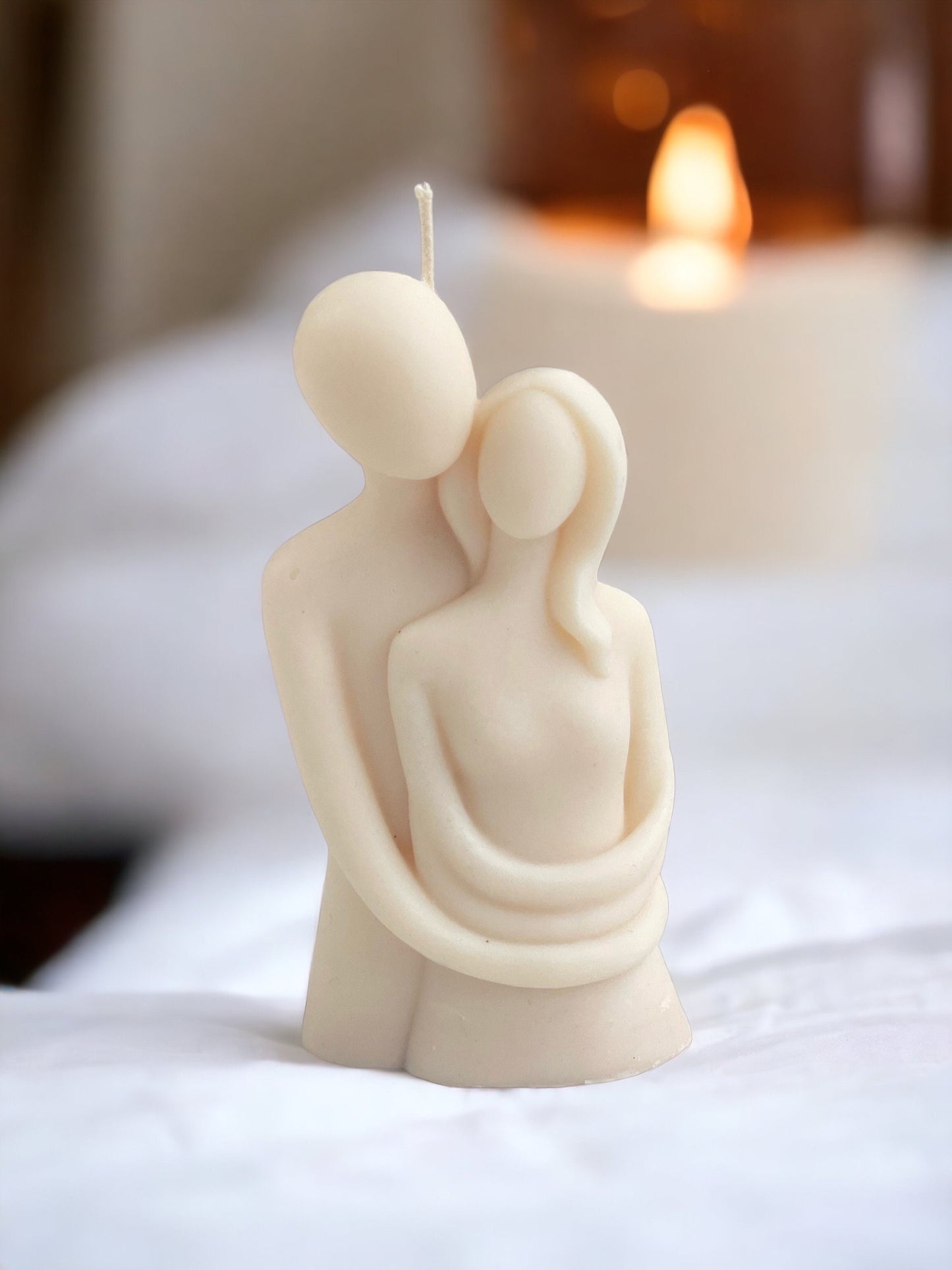 Hugging Couple Soy Candle