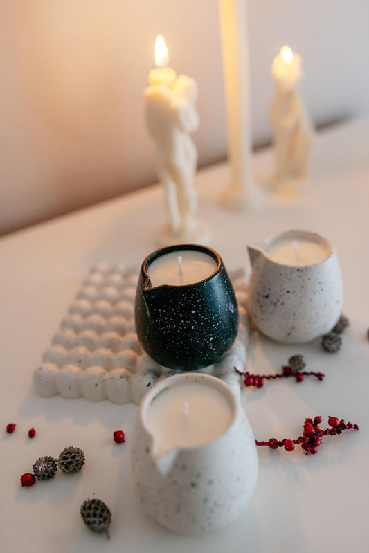 Massage Candle in Jars Hot Wax Lotion Massage Candles