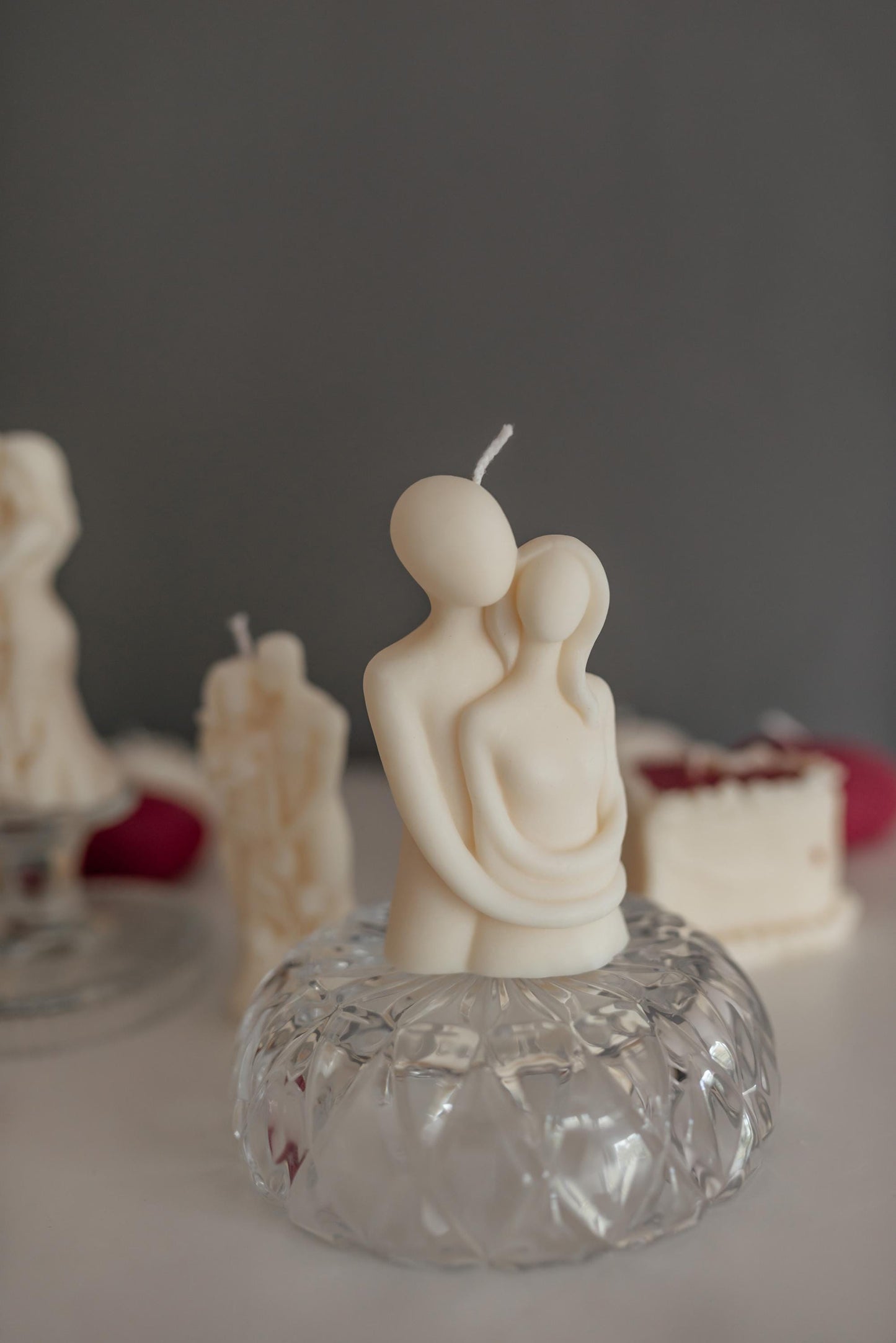 Hugging Couple Soy Candle