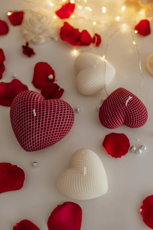 Heart Shaped Soy Candles