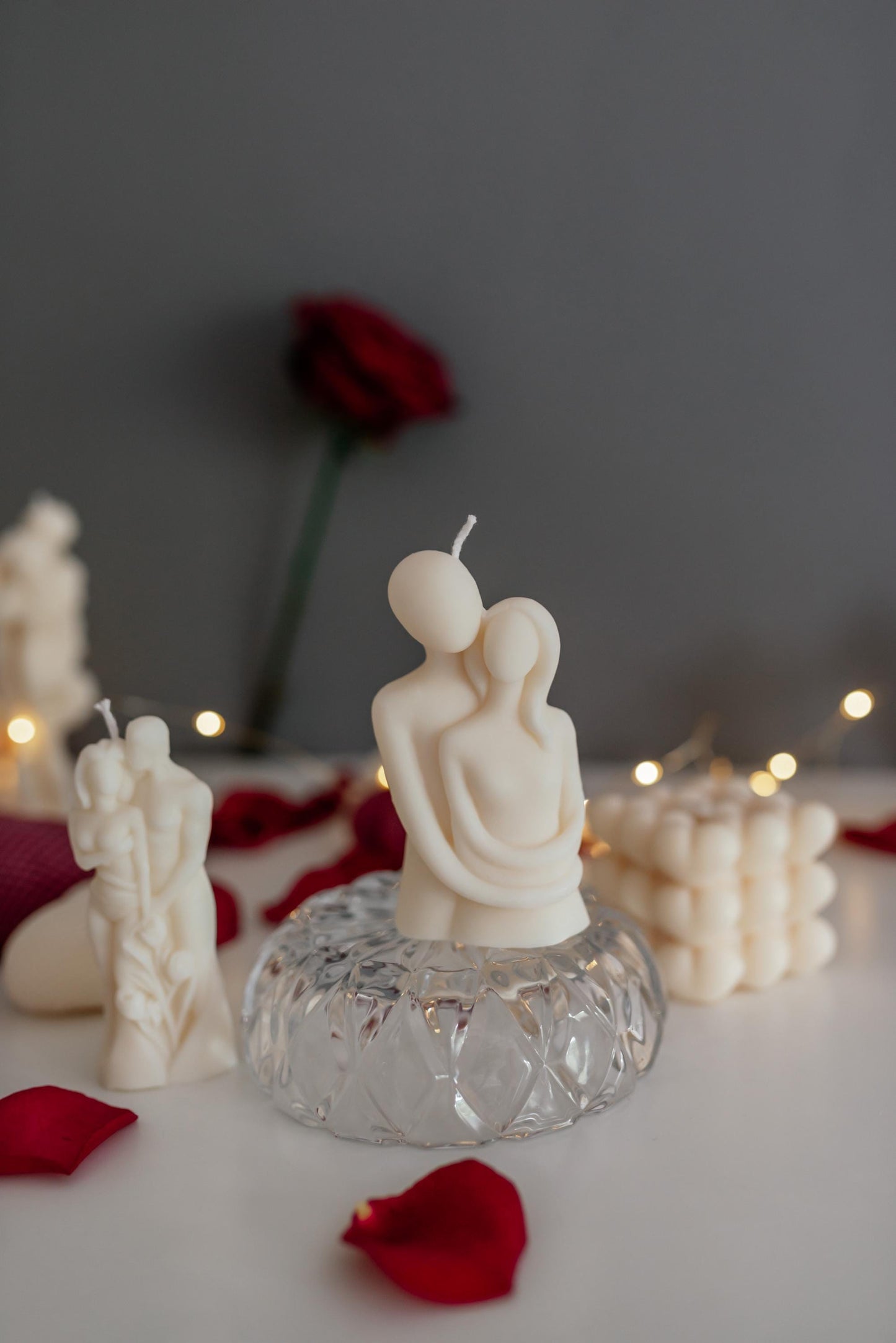 Hugging Couple Soy Candle